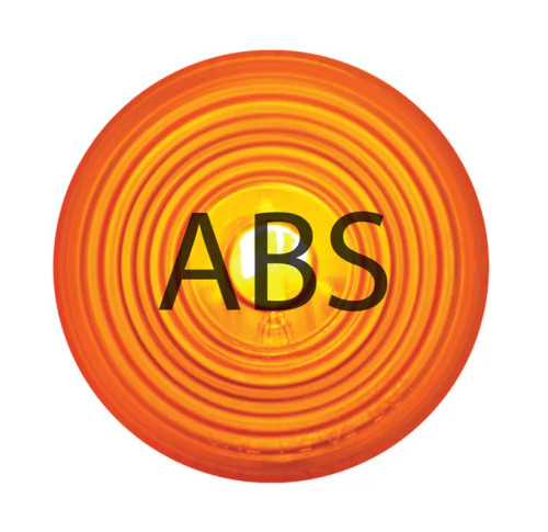Medium Rectangular Amber ABS Marker Light