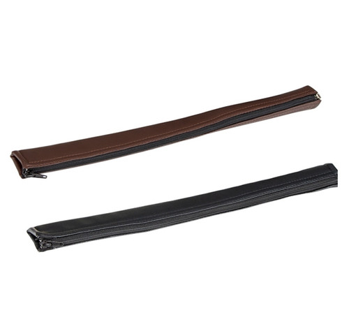 17" Driver Assist Grab Bar Cover - Black Engineered Leather