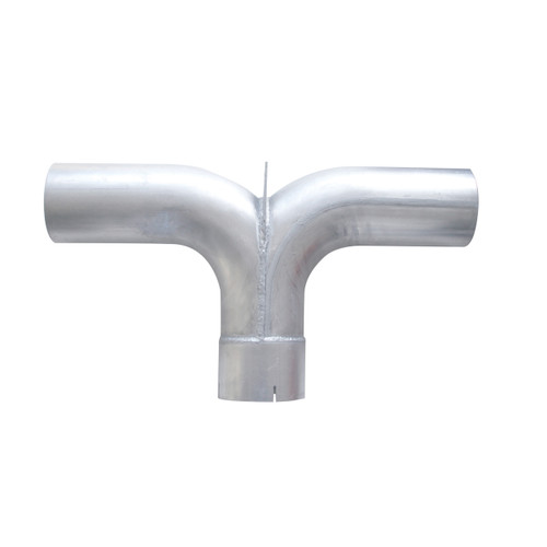 Universal Aluminized 5" Y Pipe W/ Divider - 25" W X 14" H