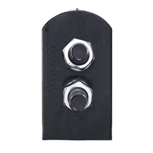 30" Black Heavy Duty Mud Flap Hanger - 1 1/8" Bolt Pattern