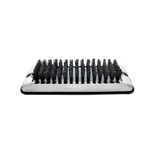 Stainless Shoe/Boot Scraper W/ Black Brush