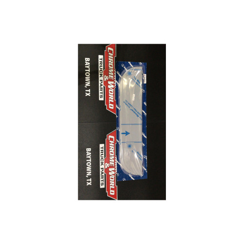 6 Inch - Polished Stainless Steel Cab Mounted Mirrors - 2005+