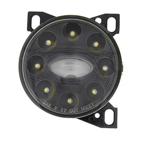 9 LED Projector Fog Light With LED Position Lights For Peterbilt 579/587 & Kenworth T660 - Black