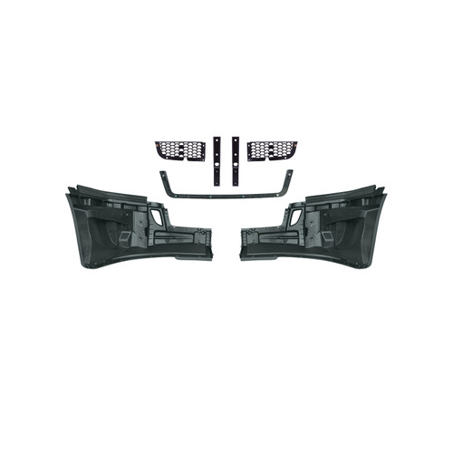 5-Piece Bumper Kit Without Fog Light Opening For 2018-2023 Freightliner Cascadia