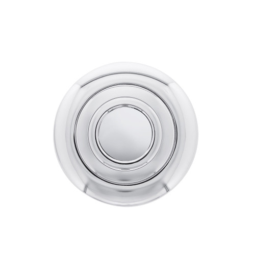 CHROME ALUMINUM STEERING WHEEL HORN BUTTON WITH UP LOGO