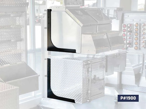 36" Wide T-Handle Aluminum Toolbox Fold Down Door - Iconic Metal Gear