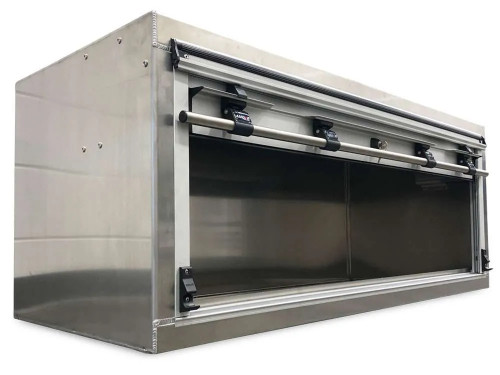 72" Wide Aluminum Roll-Up Door Toolbox - Iconic Metal Gear
