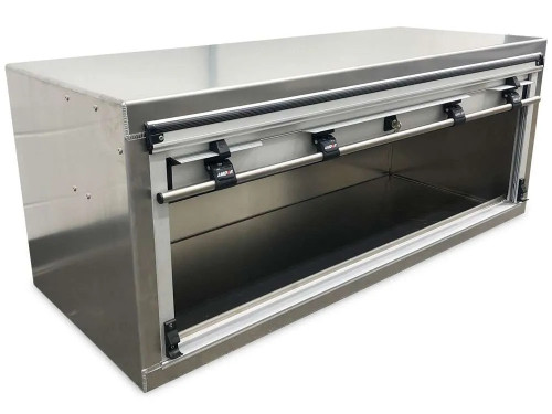 72" Wide Aluminum Roll-Up Door Toolbox - Iconic Metal Gear