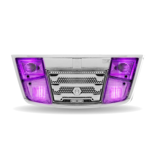 LED Interior Projector Dome & Map 7-Color Cab Light for Freightliner – Chrome