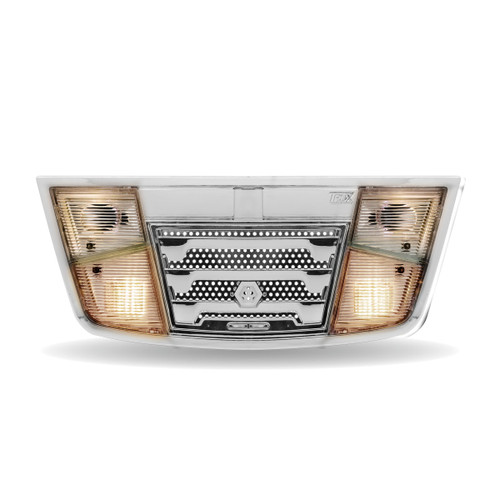 LED Interior Projector Dome & Map 7-Color Cab Light for Freightliner – Chrome