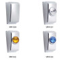 Chrome Rocker Switch Plug For 2006+ Kenworth - Plain (Card Of 2)