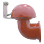 Electric Bull Horn With Control Lever - Red