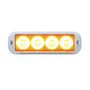 4 LED Warning Light - Amber LED