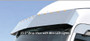 15.5" Drop Visor with (10) Bulls-Eye Holes and Hardware, Peterbilt 579/567