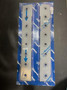Rear 15" Premium Donaldson Breather Brackets with (16) Bulls-Eye Holes, Peterbilt Rear 15" Premium Donaldson Breather Brackets with (16) Bulls-Eye Holes, Peterbilt