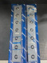 Rear Preferred Fit 15" Donaldson Breather Brackets with 14 Red / Clear Bulls-Eye Lights and Bezels