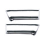 Chrome Plastic Turn Signal Bezels For 2018-2022 Freightliner Cascadia (Pair)