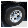 33mm X 3-1/2" Chrome Plastic Cylinder Nut Covers - Push-On (60-Pack)
