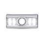 CHROME PETERBILT LED INTERIOR PROJECTOR DOME & MAP LIGHT WITH 6-COLOR AUXILIARY LED