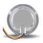 4" RED STOP, TURN & TAIL TO PURPLE AUXILIARY ROUND FLANGE MOUNT LED LIGHT - 19 DIODES