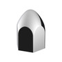 15/16" x 1 5/8" Chrome Plastic Bullet Nut Covers - Push-On (10-Pack)
