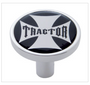 "Tractor" Long Air Valve Knob - Maltese Cross Sticker