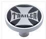 "Trailer" Short Air Valve Knob - Maltese Cross Sticker