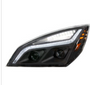 "Blackout" LED Projection Headlight W/LED Position Light For 2018-2020 Freightliner Cascadia
