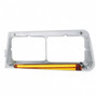 24 LED Headlight Bezel With GloLight For 1989-2009 Freightliner FLD - Amber Lens