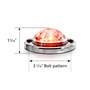 Mini Super Star Watermelon LED Sealed Light with Stainless Steel Bezel
