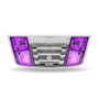 LED Interior Projector Dome & Map 7-Color Cab Light for Freightliner – Chrome