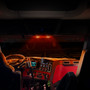 LED Interior Projector Dome & Map 7-Color Cab Light for Freightliner – Chrome