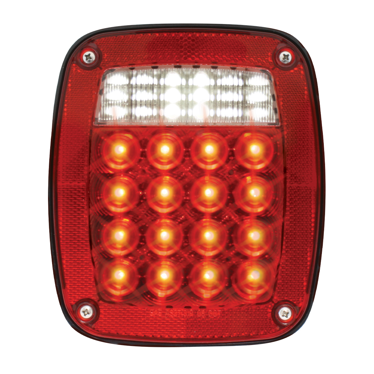 Multi-Function Three Stud Combination Spyder Led Curbside Light - Red/Red-Grand General-80796