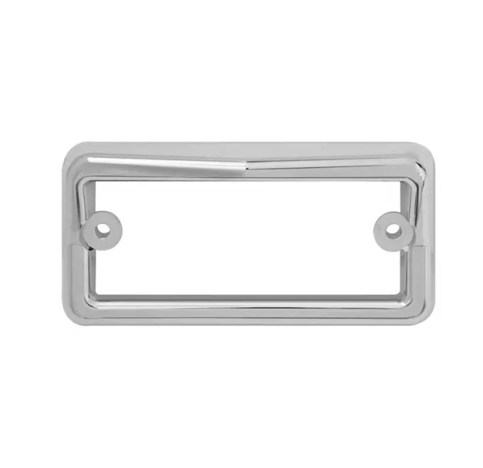 Rectangular Cab Visor Light Bezel For Freightliner - Chrome-Grand General-96910