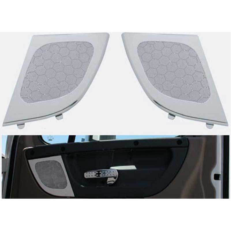Chrome Door Speaker Cover For 2008-2017 Freightliner Cascadia -Driver