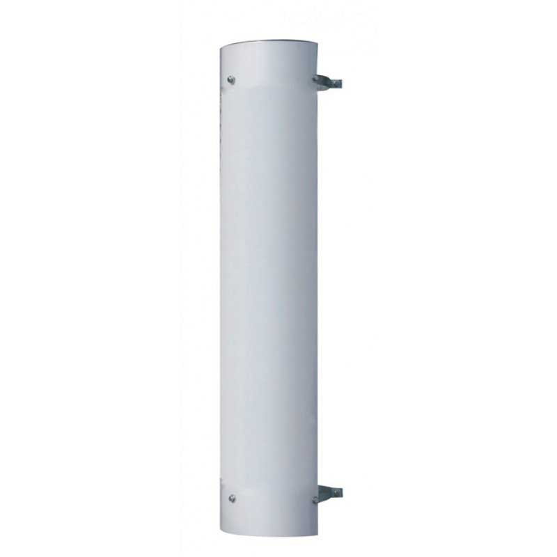 7" 180 Degree Stainless Exhaust Muffler Shield - Round