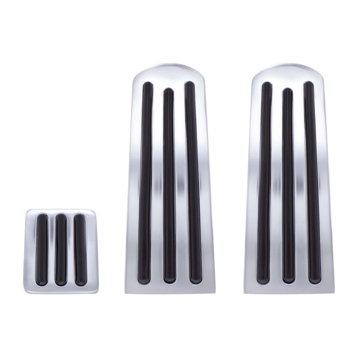 Peterbilt Chrome Pedal Set w/ Black Insert
