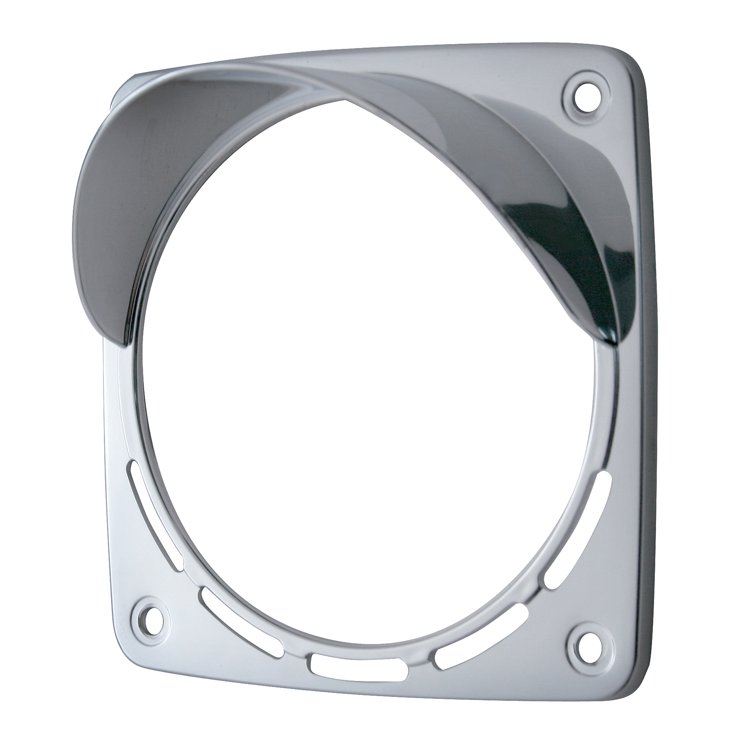 Square Turn Signal Light Bezel W/ Visor