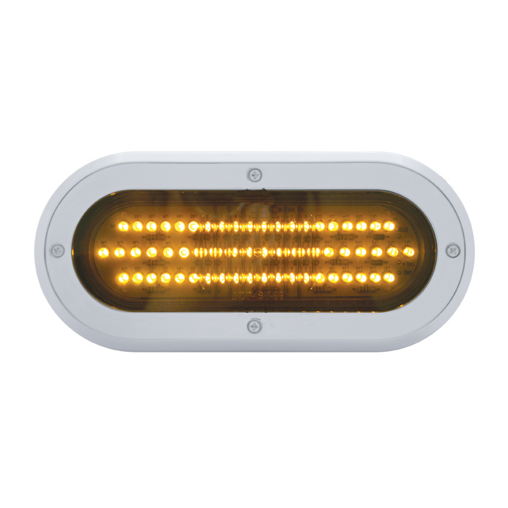 6" Oval Mirror light Bezel