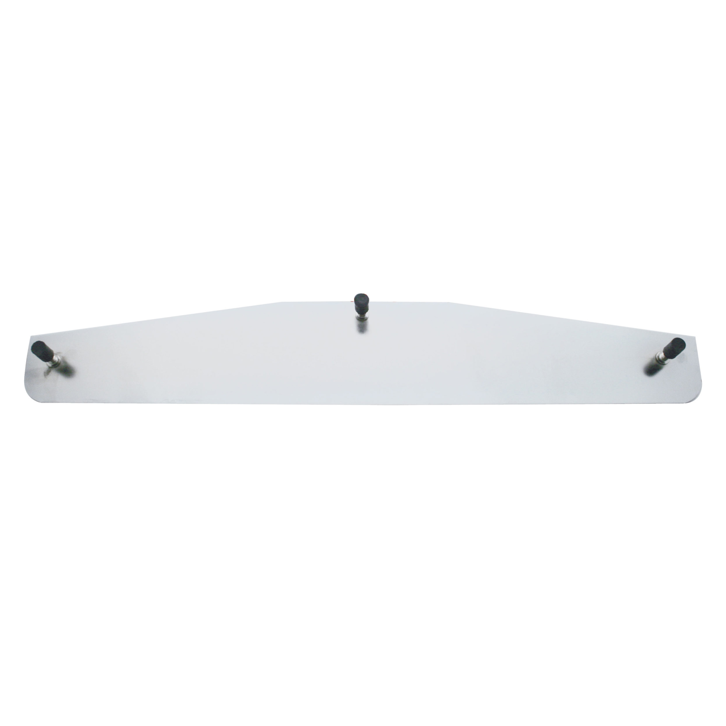 3" X 16" Stainless Standard Bottom Mud Flap Plate - Welded Stud