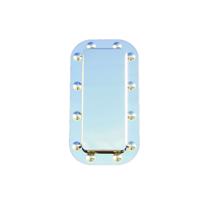 Peterbilt 359 / 379 Dimpled Vent Trim Surround - Without Flames