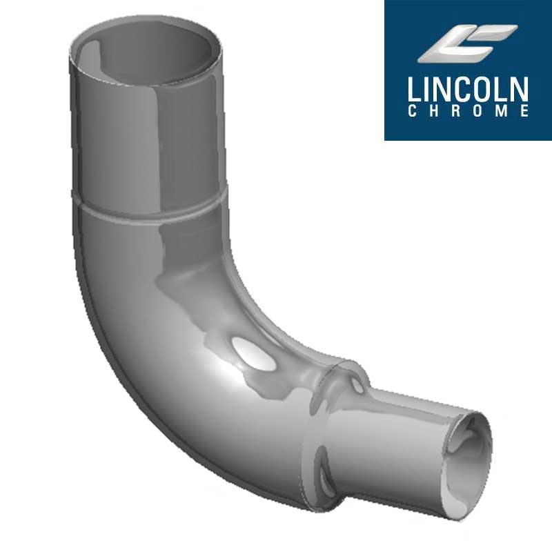 Freightliner Chrome Elbow - 6"-5" Diameter