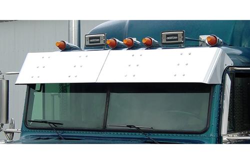 13.5" Drop Visor for Classic Flat Top with Door Mounted Mirrors