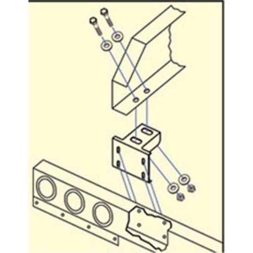 Universal 1 Piece Bar Mounting Brackets