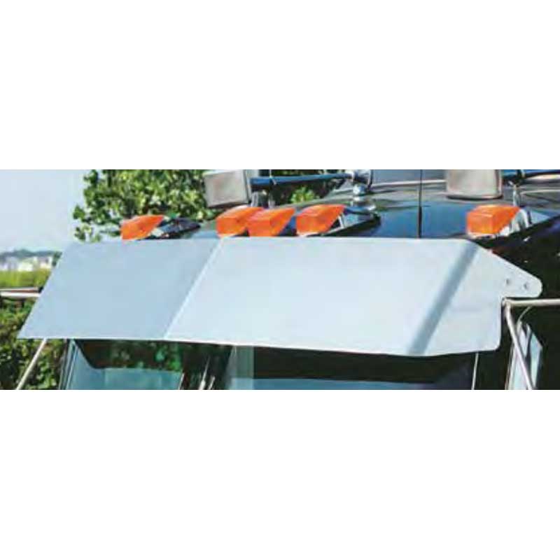 Kenworth Curved Windshield Blind Mount Monster Drop Bow-Tie Visor