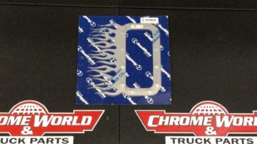 Peterbilt 359 / 379 Dimpled Vent Trim Surround- With Flames