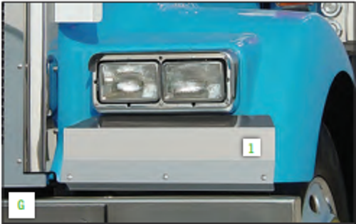 Kenworth Leaned-Back Style Fender Guards