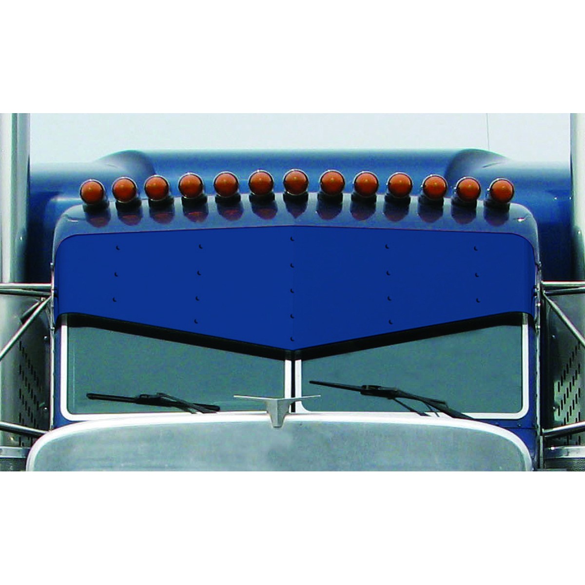 PET. 16" SLAMMED PAINTABLE ALUMINUM SUNVISOR