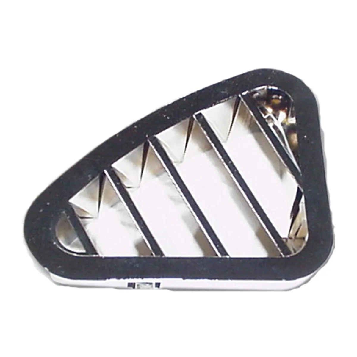 CHROME PLASTIC DRIVER SIDE DASH DEFROST VENT FOR PETERBILT