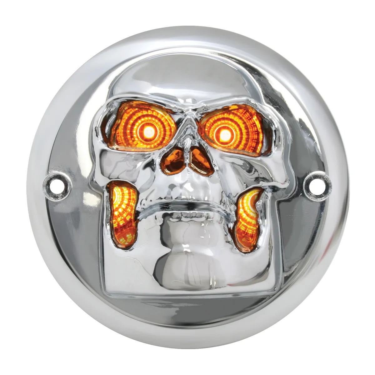 SKULL BEZEL FOR 2″ ROUND LIGHT
